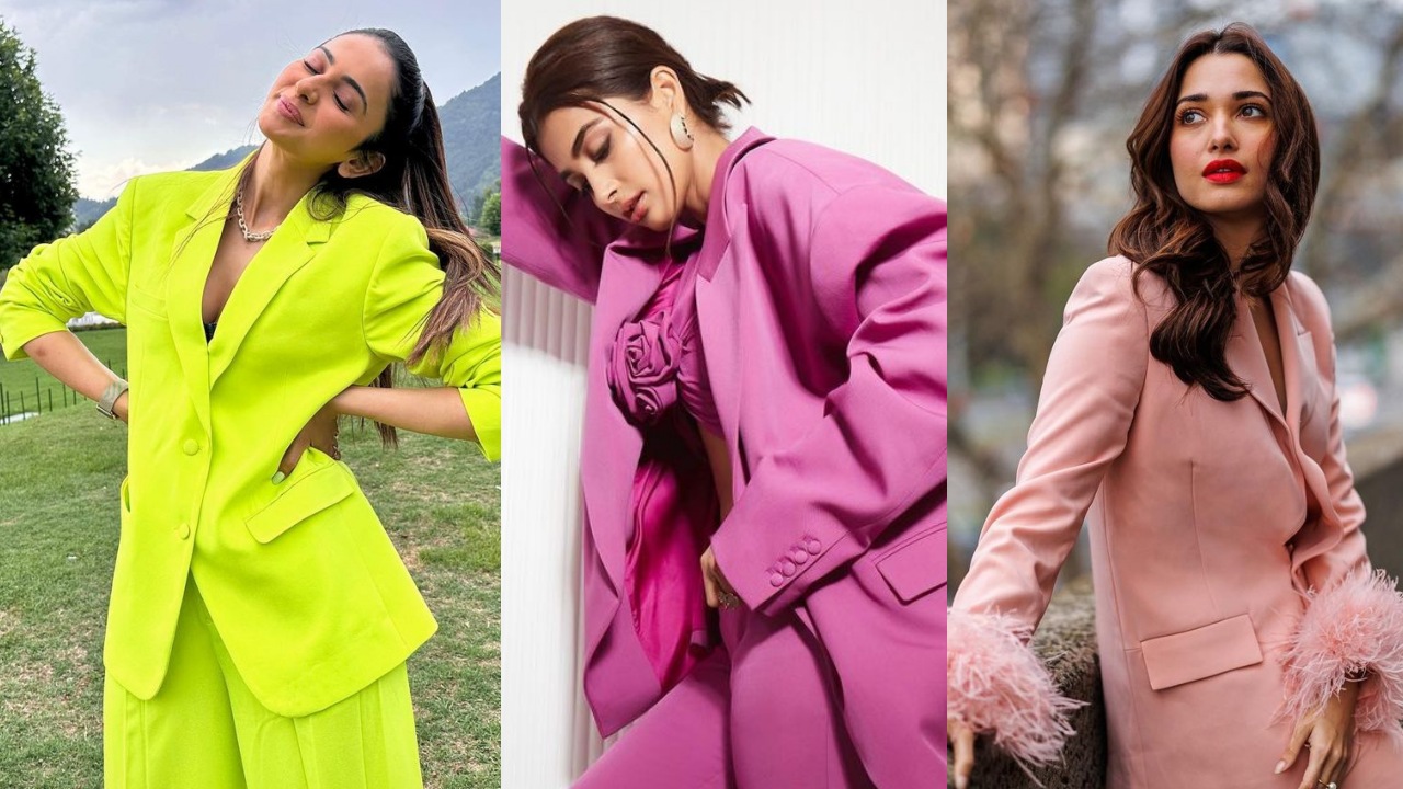 Corporate Wardrobe: Co Ord sets to style like Rakul Preet Singh, Tamanna Bhatia and Pooja Hegde 855440