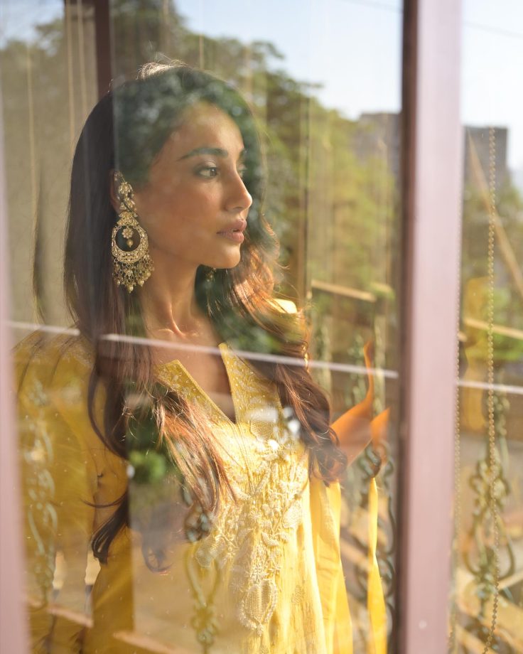 Dreamy n Divine: Surbhi Jyoti blooms in embroidered yellow salwar suit 849704