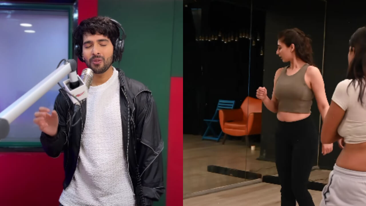 Inside Bollywood singers Dhvani Bhanushali and Armaan Malik's rehearsal sessions, watch 849616