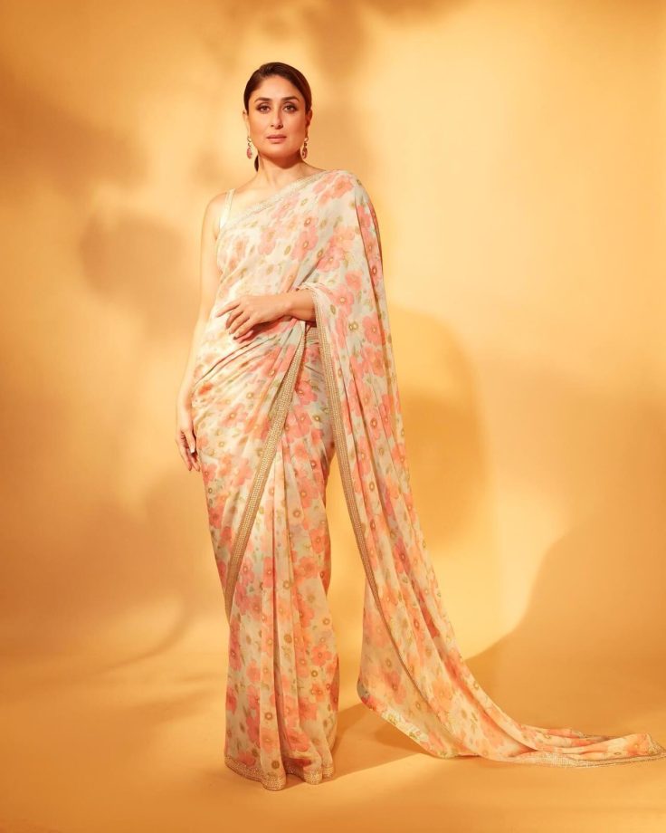 Kareena Kapoor is floral muse in pink see-through saree, internet calls her ‘hot padosan’ 852188