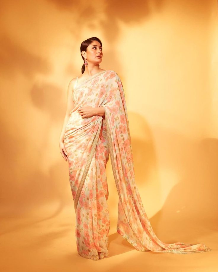 Kareena Kapoor is floral muse in pink see-through saree, internet calls her ‘hot padosan’ 852189