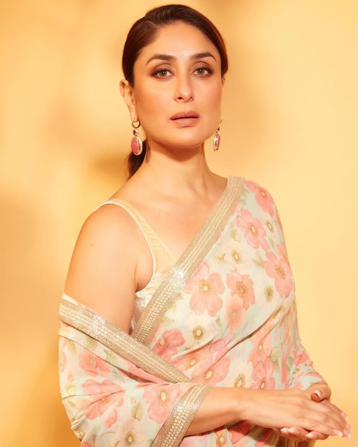 Kareena Kapoor is floral muse in pink see-through saree, internet calls her ‘hot padosan’ 852190