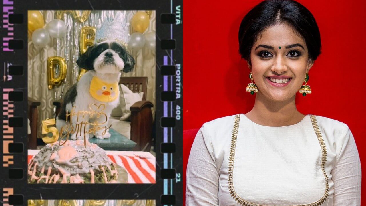 Keerthy Suresh Pens A Heart Melting Wish For Her Pet Dog Nyke, Check Out 848346