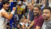 MS Dhoni Enjoys Carlos Alcaraz vs. Alexander Zverev Match At US Open 2023 849535