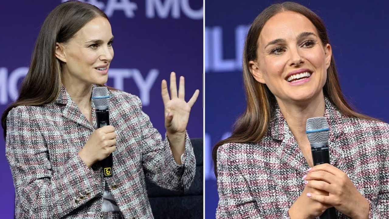 Natalie Portman steps out without wedding ring at Germany conference 849219