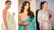 Pooja Hedge, Nora Fatehi, And Manushi Chhillar Make Festive Vibe Special In Traditional Silk Saree With Designer Blouse 853350