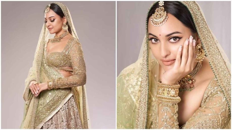 Poses in Poise! Curl your bridal lehengas like these Bollywood divas: Priyanka Chopra, Sonakshi Sinha and Parineeti Chopra 853681