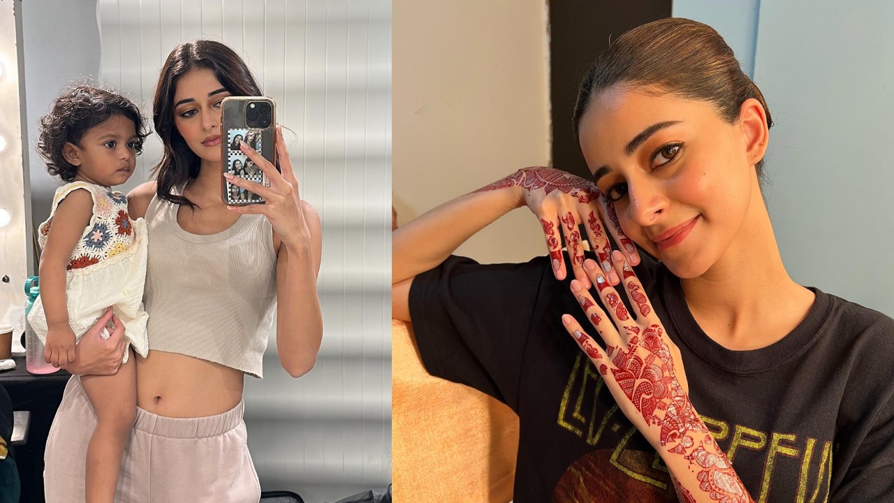 Reading, Mirror Selfie, Mehendi And More, Ananya Panday Unveils Her Quirkiness In Unseen Photos 854698