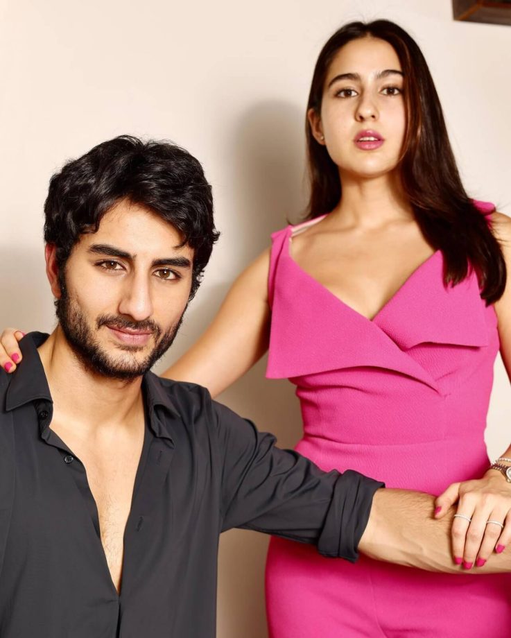 Sara Ali Khan Gets Candid With Brother Ibrahim Alia Khan In Quirky Snaps 848400