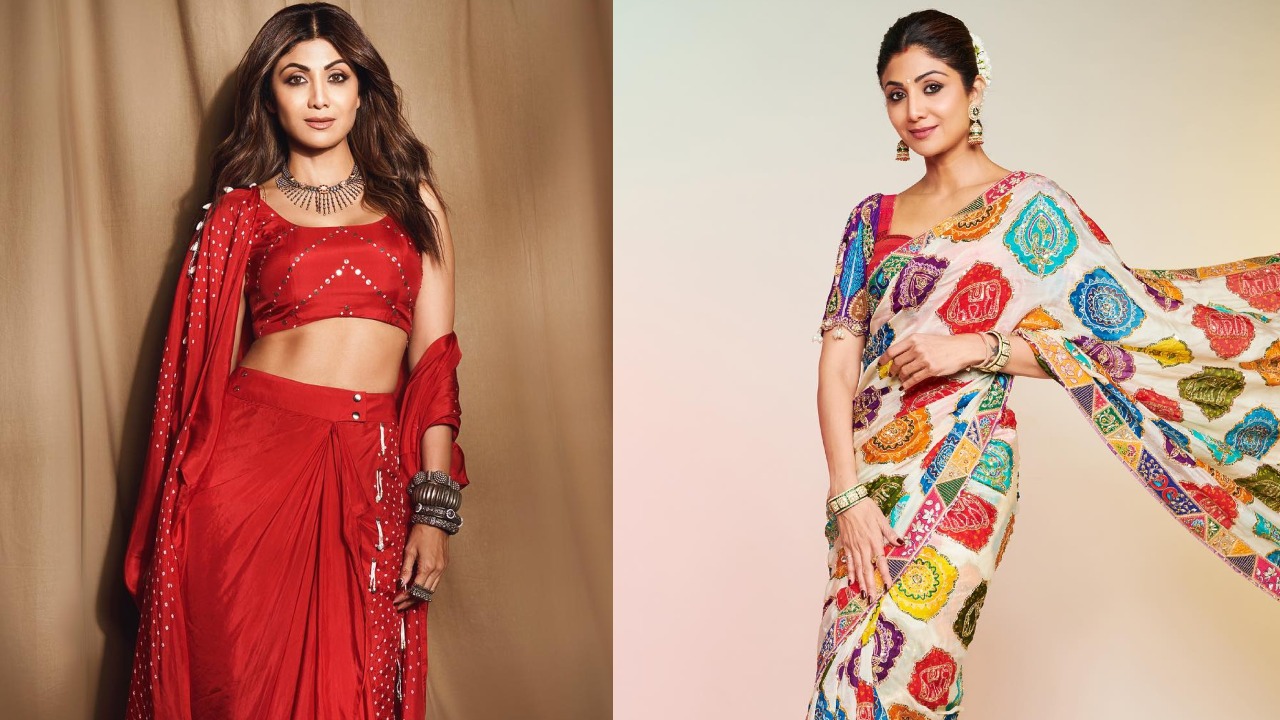 Saree, Lehenga To Crop Top And Skirt: Shilpa Shetty's Fashion Book Is All About Trendy Picks 856223