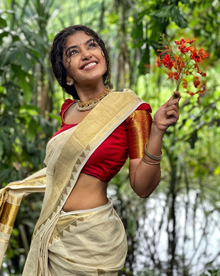 Sass up your sarees! Take note of Anupama Parameswaran, Rashmika Mandanna and Tamanna Bhatia’s blouse sleeve designs 854924