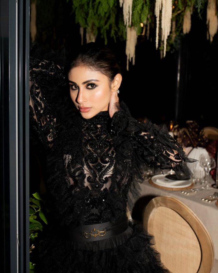 Shilpa Shetty And Mouni Roy Style Their Night Event In Glittery Gowns, Take Cues 857190
