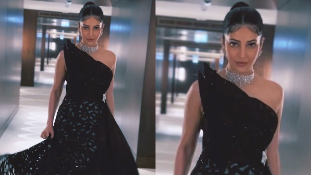 Shruti Haasan Embraces 'Gothic' Vibes In Stylish Black One-shoulder Gown With Sparkling Accessories 852423