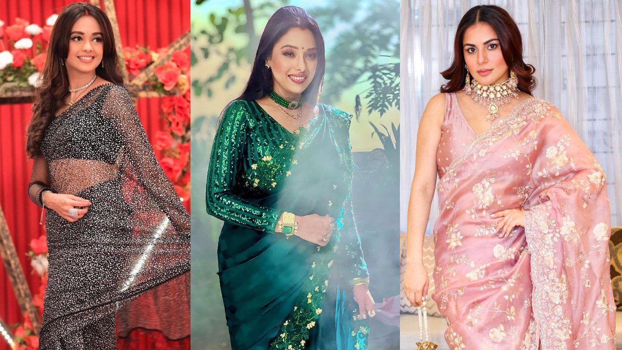 Twirl like divine in designer sarees: Shraddha Arya, Rupali Ganguly & Mugdha Chaphekar show how 856740