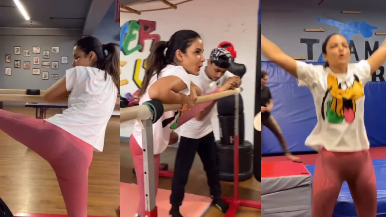 Watch: Jasmin Bhasin On Mission To Make Herself Flexible And Fit 848894