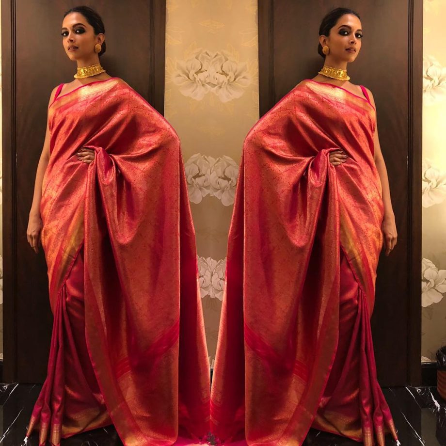 A closer look at Deepika Padukone, Kriti Sanon & Raashi Khanna’s Banarasi saree styles [Photos] 859504