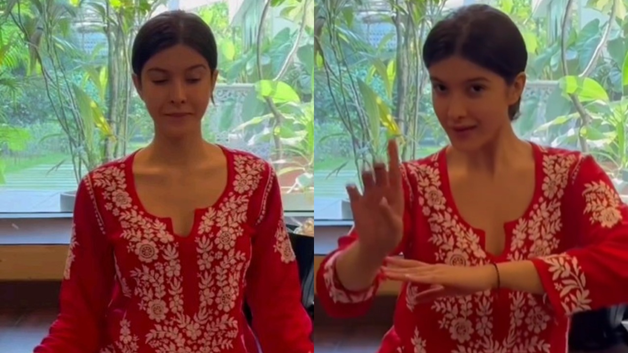 Aadayein that can kill! Shanaya Kapoor steals it with her classical dance gesture [Video]