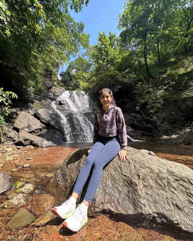 All Smiles: Navya Nanda takes us on ‘sunkissed’ waterfall ride, check out 862573