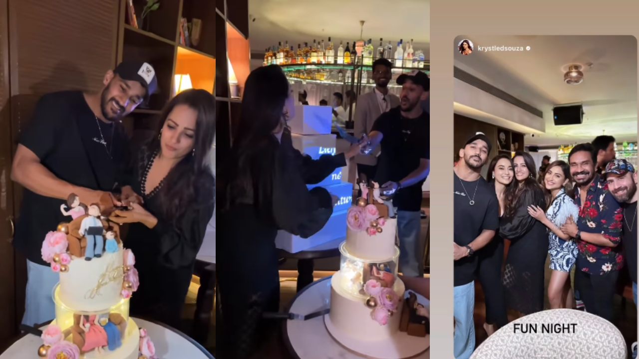 Anita Hassanandani and Rohit Reddy celebrate 10 years of togetherness, watch grand celebration videos 861466