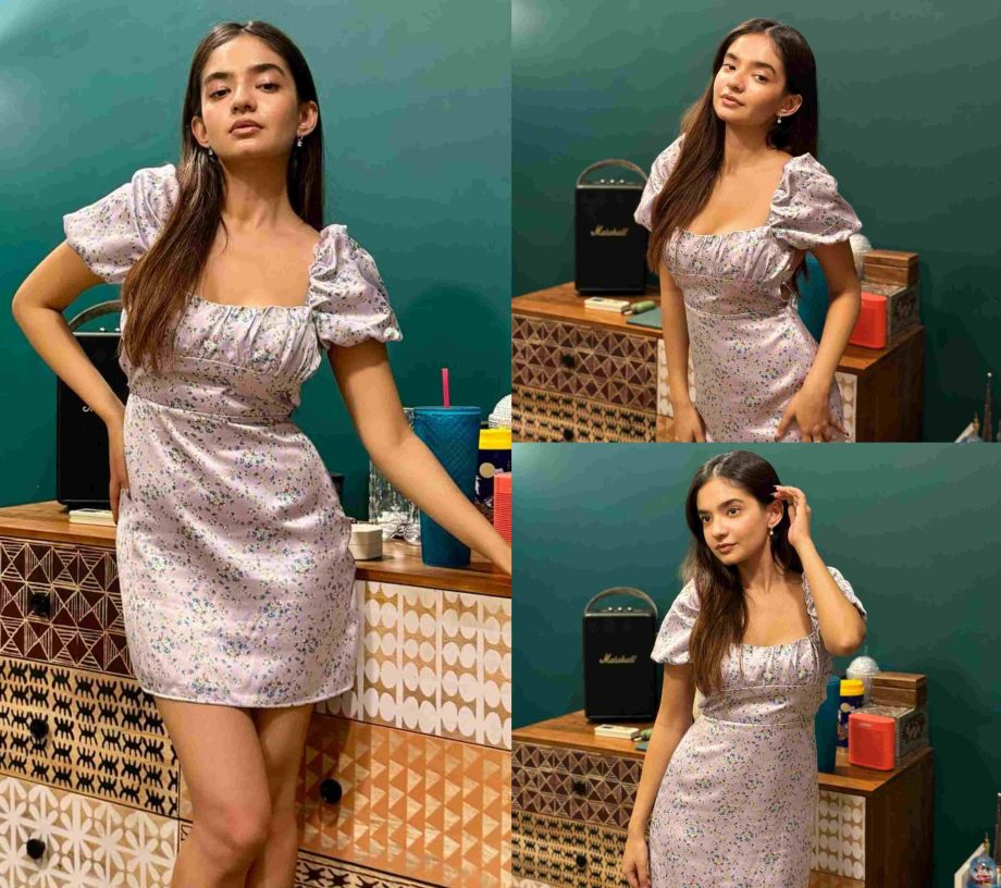 Anushka Sen oozes elegance in floral lavender dress 860815