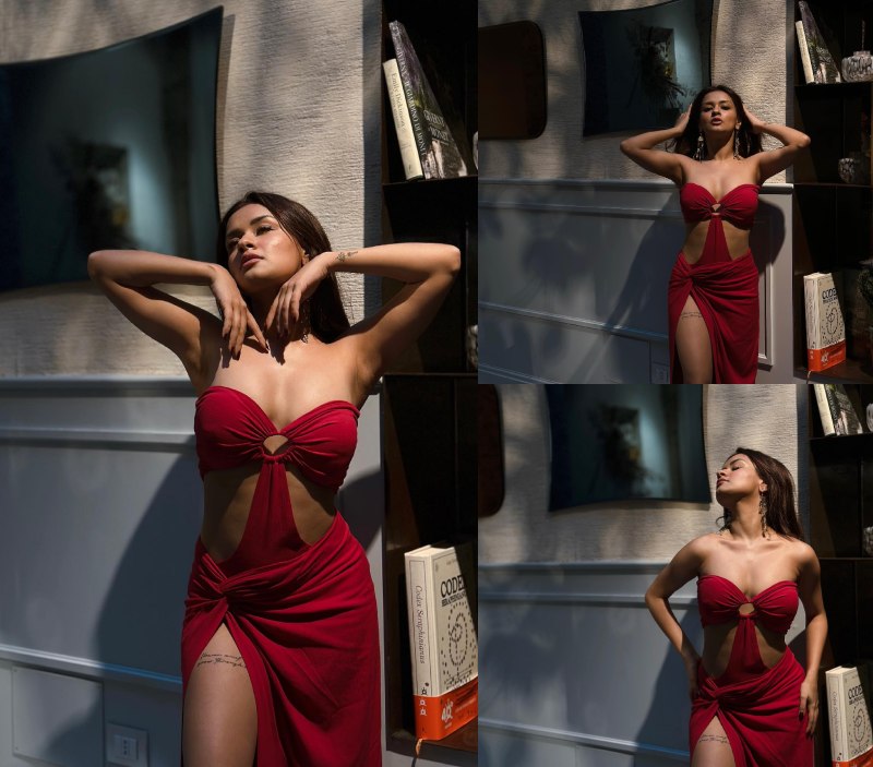 Avneet Kaur sets Instagram on fire in her sizzling red cut-out gown 863734