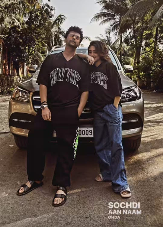 Barsatein – Mausam Pyaar Ka Update: Kushal Tandon And Shivangi Joshi Twin In Matching Black T-Shirts 859399