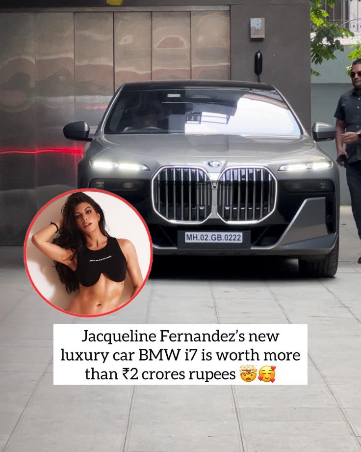 Congratulations! Jacqueliene Fernandez adds Rs. 2 crore BMW i7 to her garage, deets inside 863087