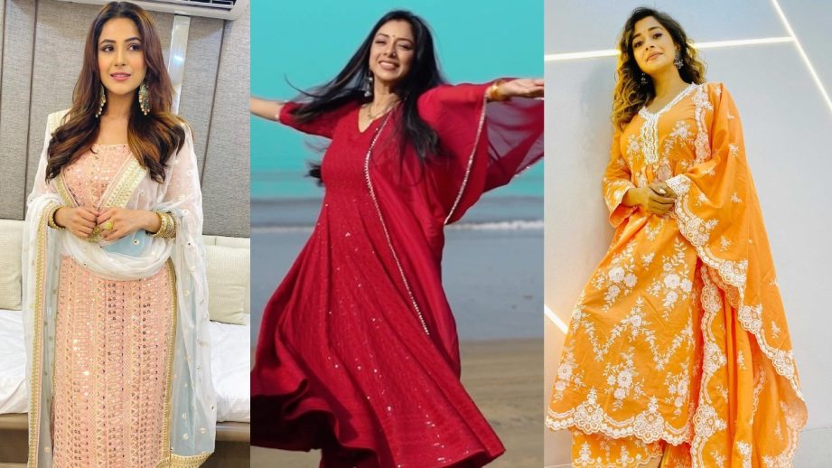 Cotton Salwar Suit Designs: Shehnaaz Gill, Tina Datta & Rupali Ganguly’s festive picks