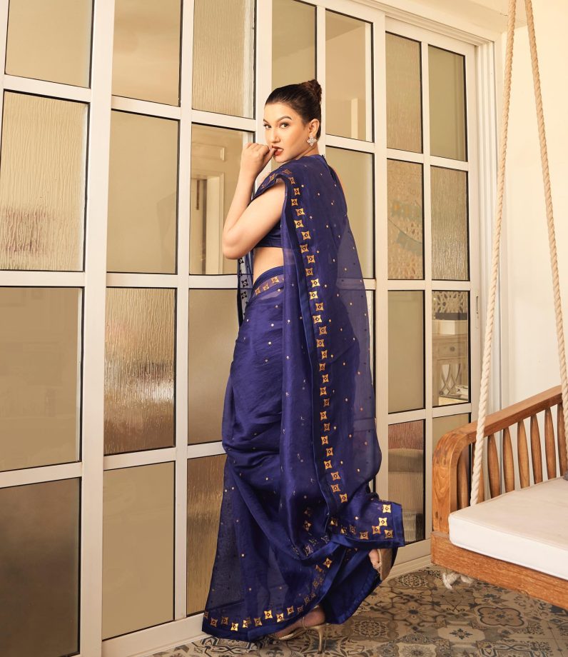 Deepika Singh, Gauahar Khan, And Rupali Ganguly's Simple Saree Elegance With Designer Blouse 862819