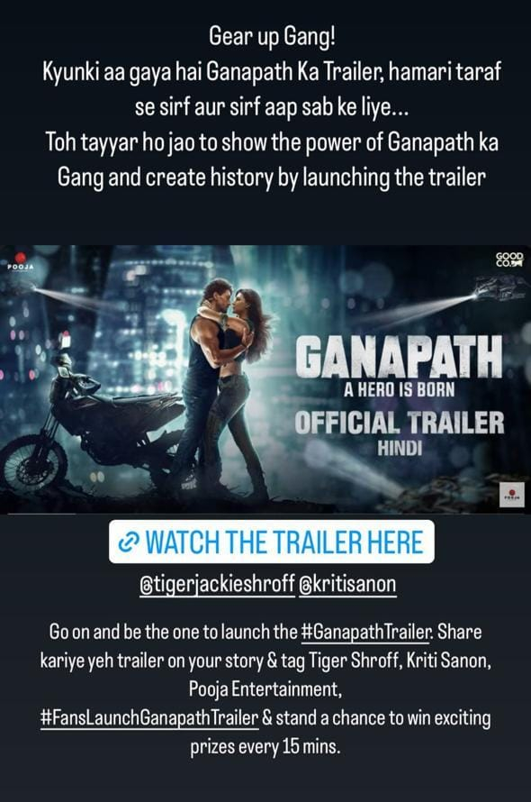 Did you know Jackie Shroff joined the Ganapath Ka Gang to launch the Ganapath A Hero Is Born trailer before its official release? 860457