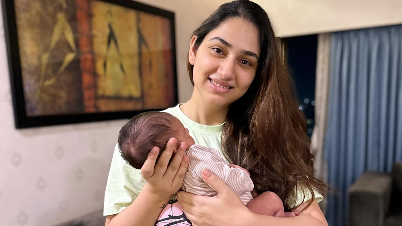 Disha Parmar's unfiltered joy as her baby girl turns one month 863297