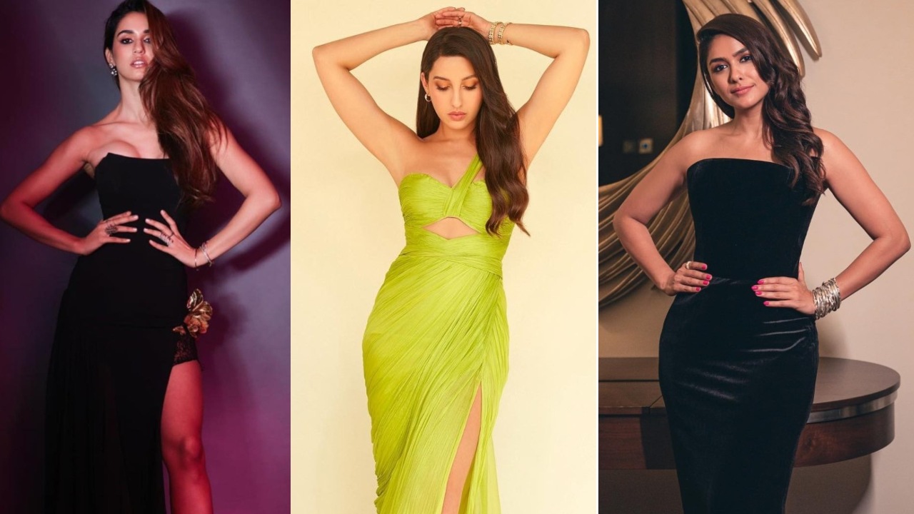 Disha Patani, Mrunal Thakur, And Nora Fatehi Show Sass In Party Wear Gowns Take Cues 860527