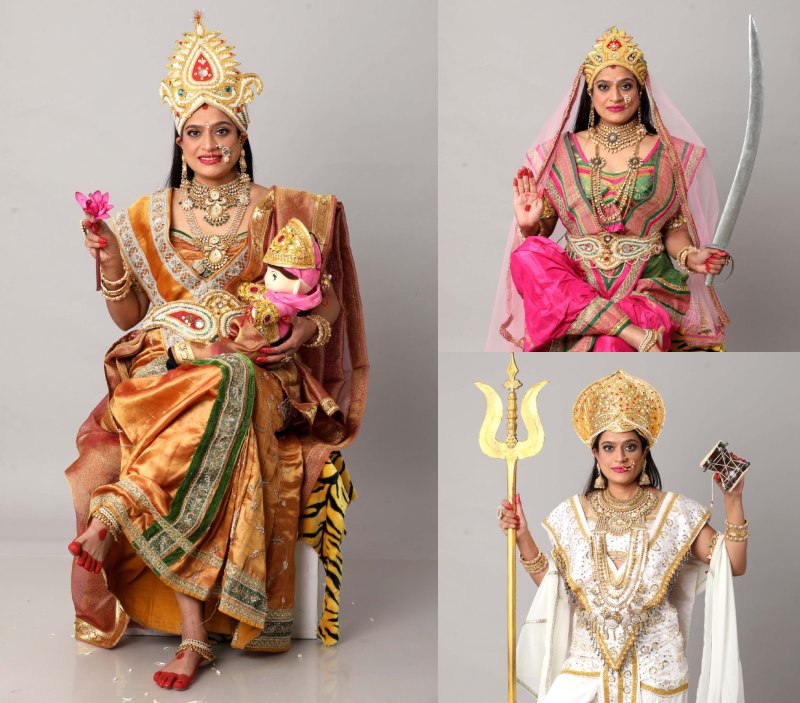 Ekta Jain became first actress to shoot in nine avatars of Maa Durga in one day 863647