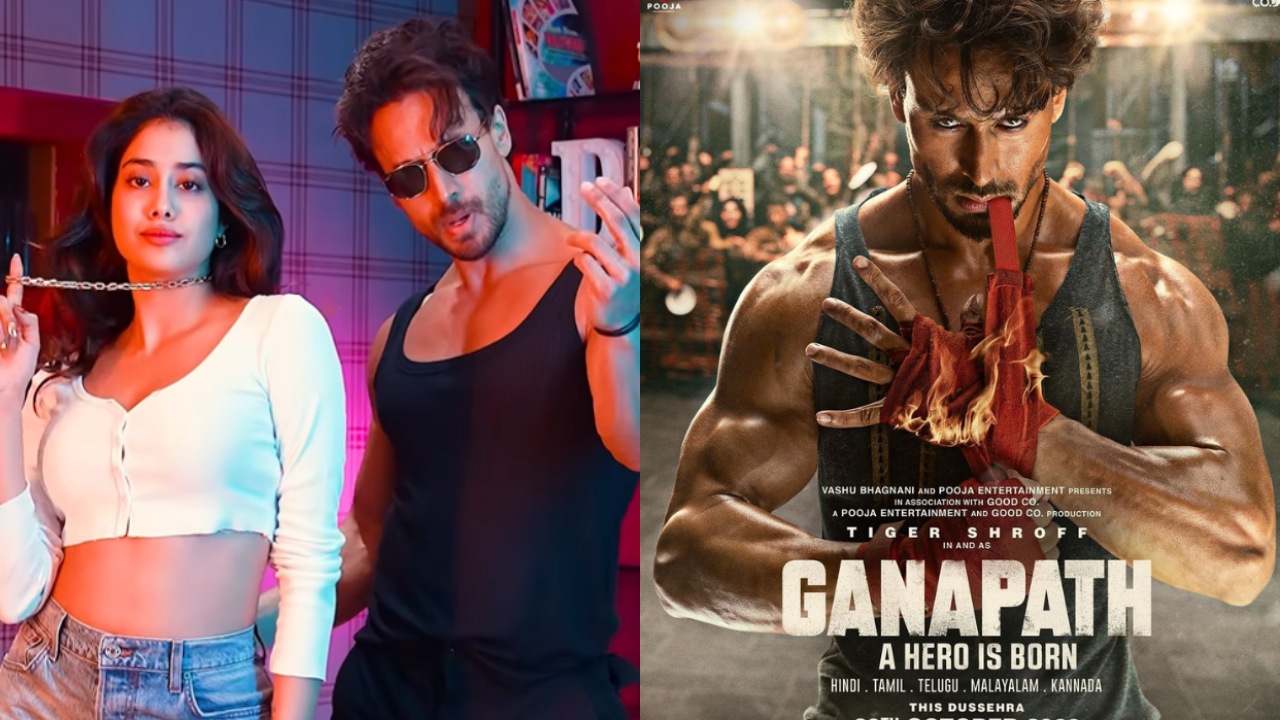 Ganapath fever continues to rise as Tiger Shroff and Janhvi Kapoor groove on the chartbuster track Hum Aaye Hain 862512