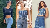 Get Denim Jeans Style From Bollywood Stars Ananya Panday, Janhvi Kapoor & Suhana Khan 860884