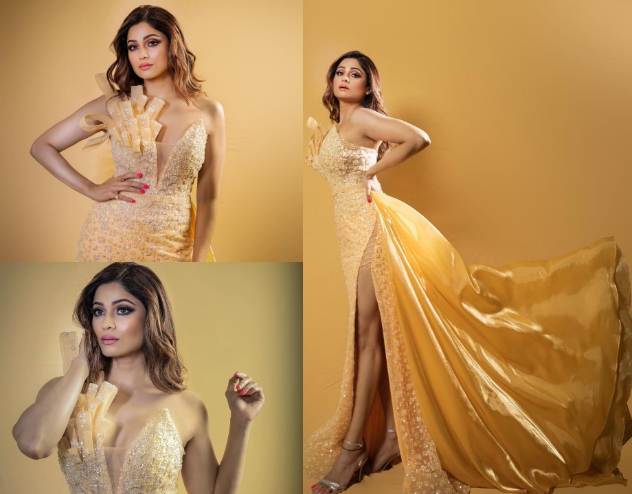 Glamorous Girls Sargun Mehta, Shamita Shetty, Adaa Khan Shine In Sparkling Dresses 861911