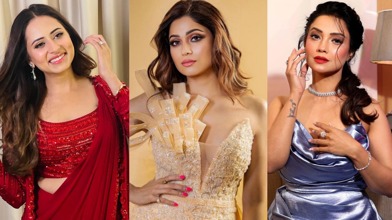 Glamorous Girls Sargun Mehta, Shamita Shetty, Adaa Khan Shine In Sparkling Dresses 861908