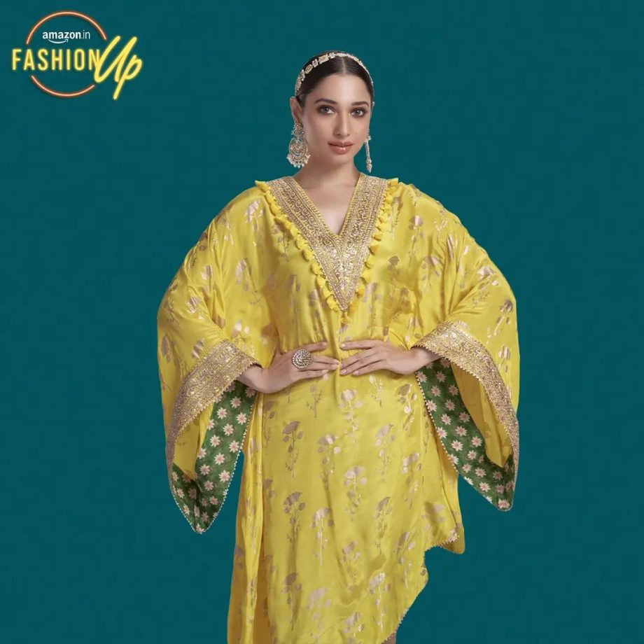 Go trendy with Srinidhi Shetty, Tamannaah Bhatia, and Pooja Hegde's front kurti neck designs 858671