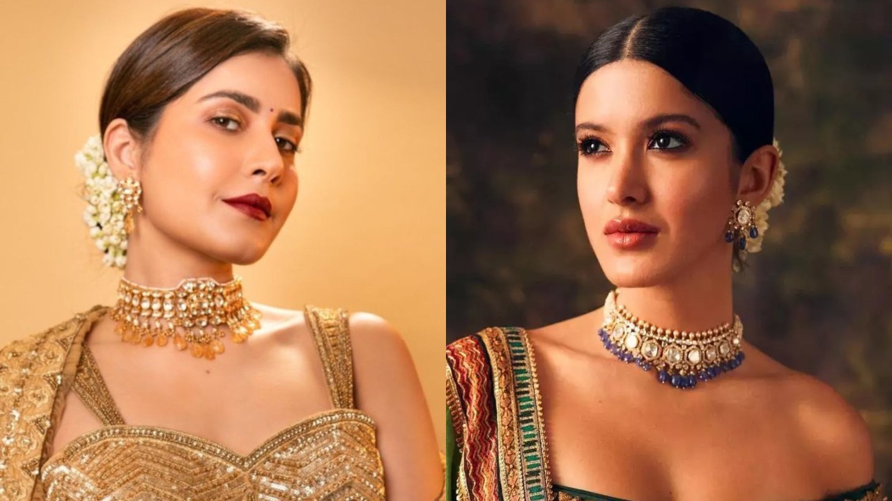 Gold Necklace Designs: Craft your jewellery like Shanaya Kapoor and Raashi Khanna 857808