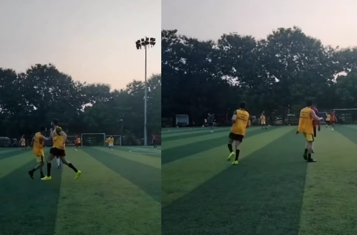 “Hat-trick,” Kaartik Aaryan goes on ‘goal’ spree during football match, Checkout video 859869