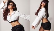 Jacqueliene Fernandez scores sensuality high in crop white shirt and black shorts [Photos] 864408