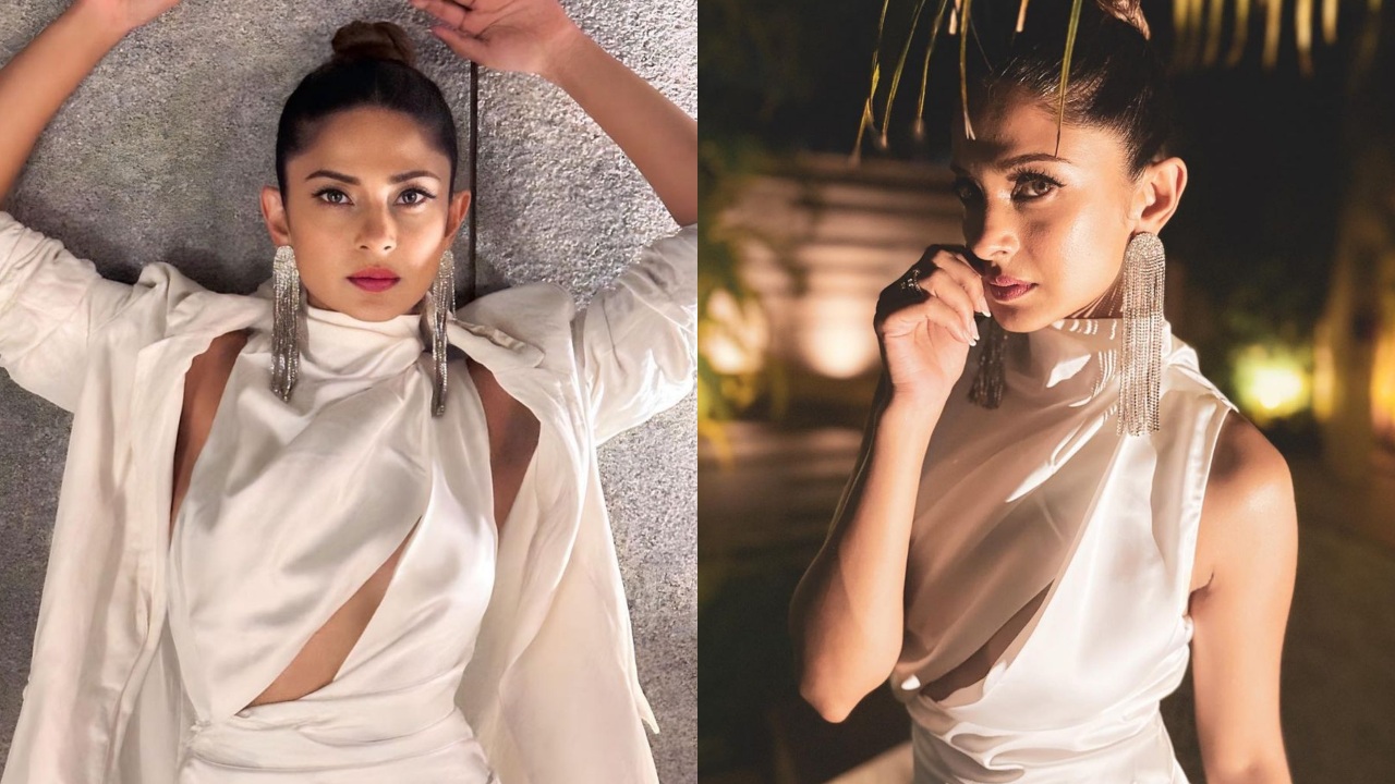 Jennifer Winget channels inner white swan in cutout satin bodycon dress, checkout photos 859950
