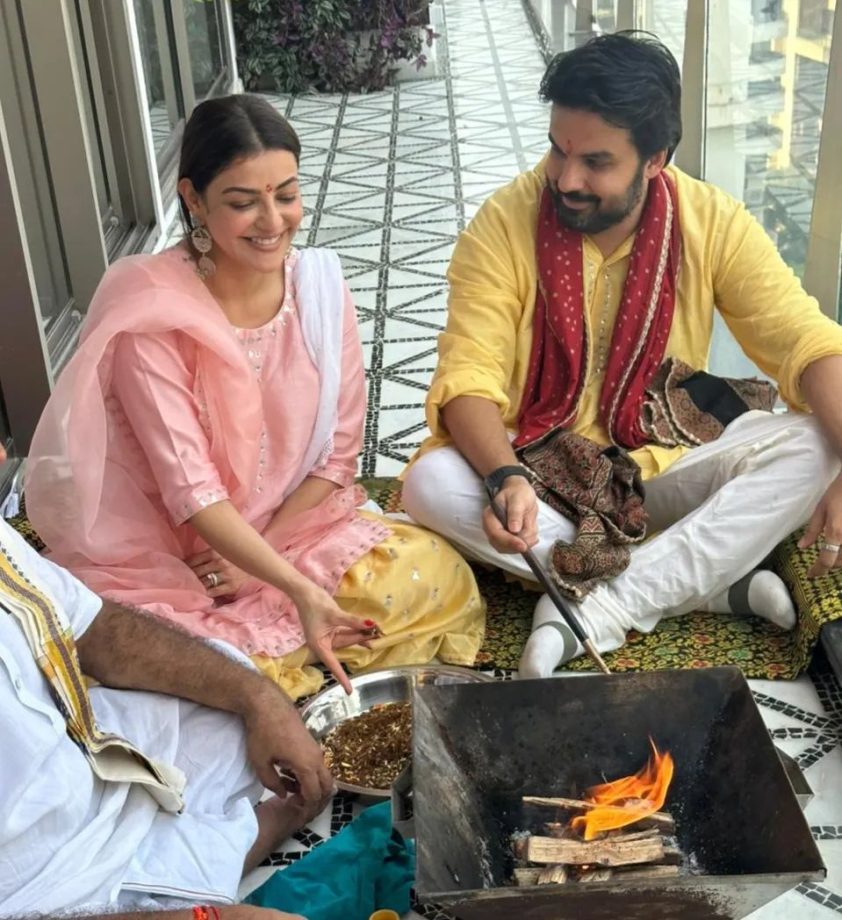 Kajal Aggarwal Buys Dream Home, Performs 'Grah Pravesh ' Puja With Family 865242