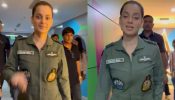 Kangana Ranaut takes the nation's pride along! Visited Cricket Live Mumbai for the India vs Afghanistan pre-match in Air Force uniform for Tejas promotion! 860529