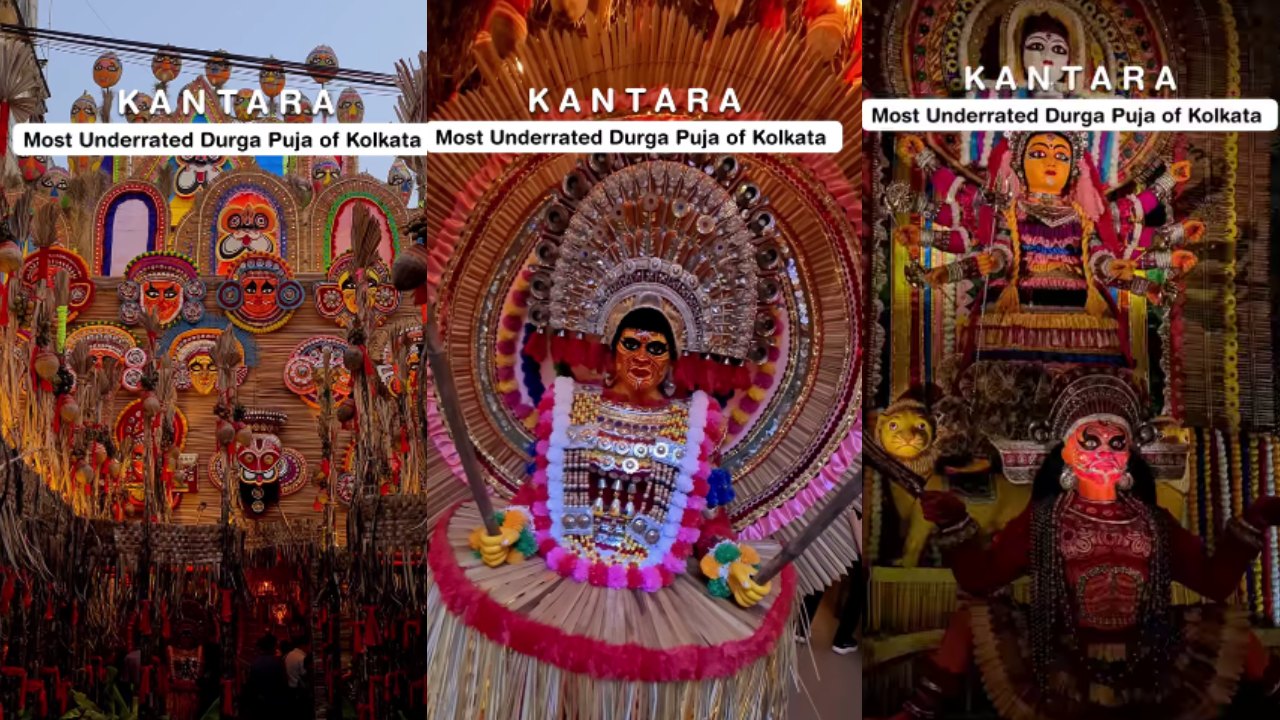 Kantara’s divinity takes over Navaratri! Majestic Kantara-themed Durga Pooja witnessed in Kolkata