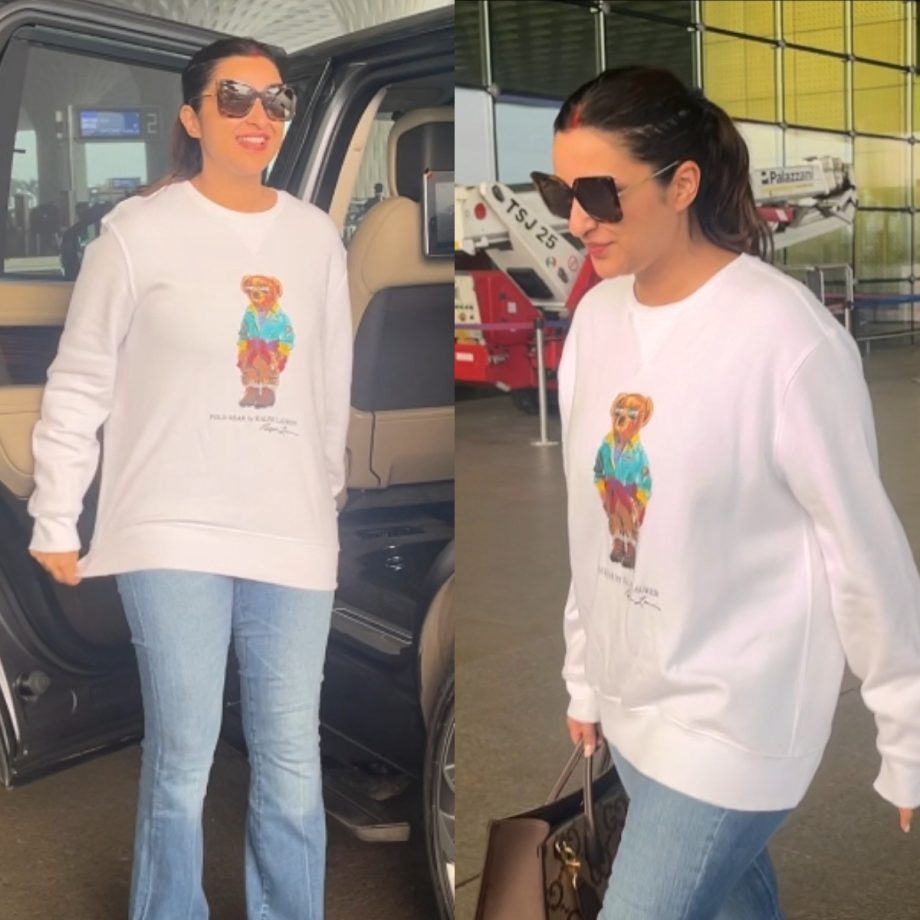 Kareena Kapoor, Disha Patani To Parineeti Chopra: Divas Up Airport Swag In Denim And Black Glasses 861075