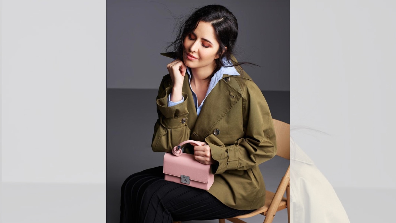 Katrina Kaif’s Green Jacket, Shirt, And Trouser With Statement Handbag Are Stylish Combination