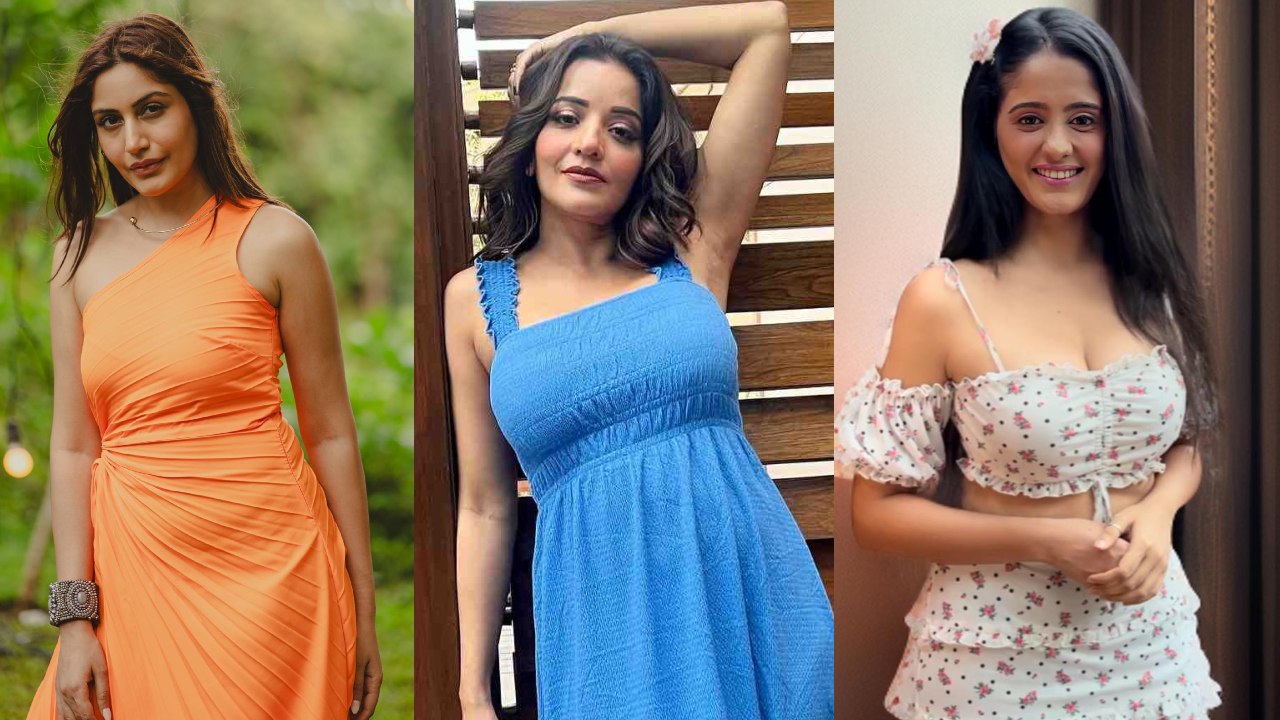 Make Your Day Colorful Like Surbhi Chandna, Monalisa, And Ayesha Singh In Pop Dresses 858226