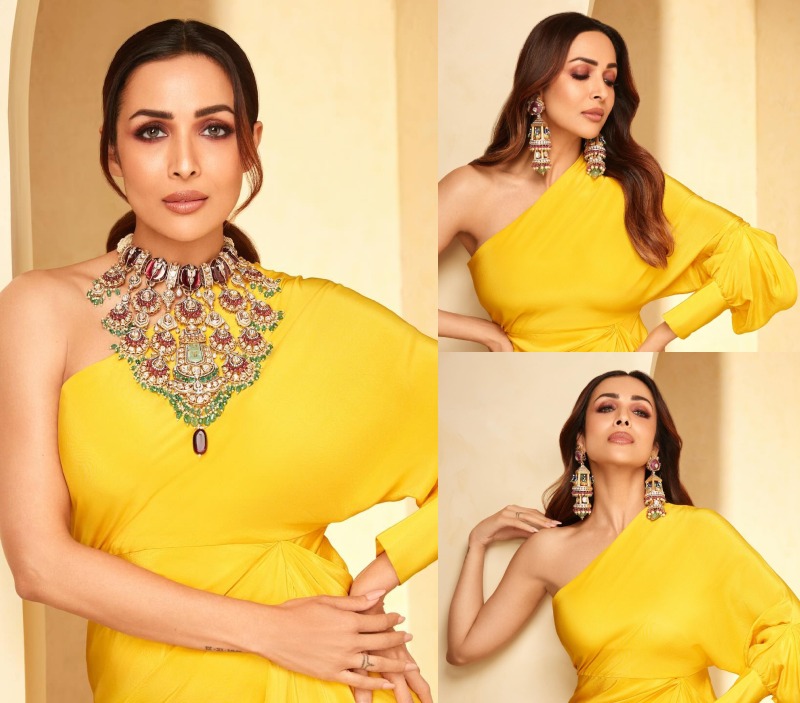 Malaika Arora Gives Desi Touch To Her Western Dress With Statement Accessories, Take Cues 864470