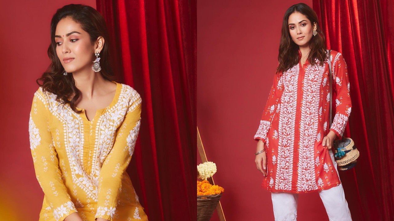 Mira Rajput's Chikankari Kurti Collection Can Be Your Go-to Pick, Take Cues 861617